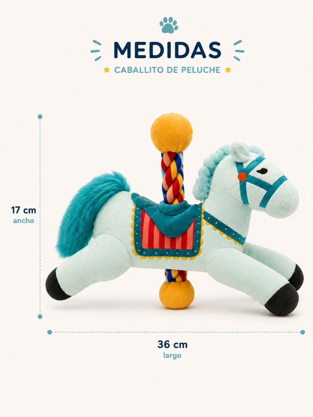 Caballito de Peluche Antiestrés
