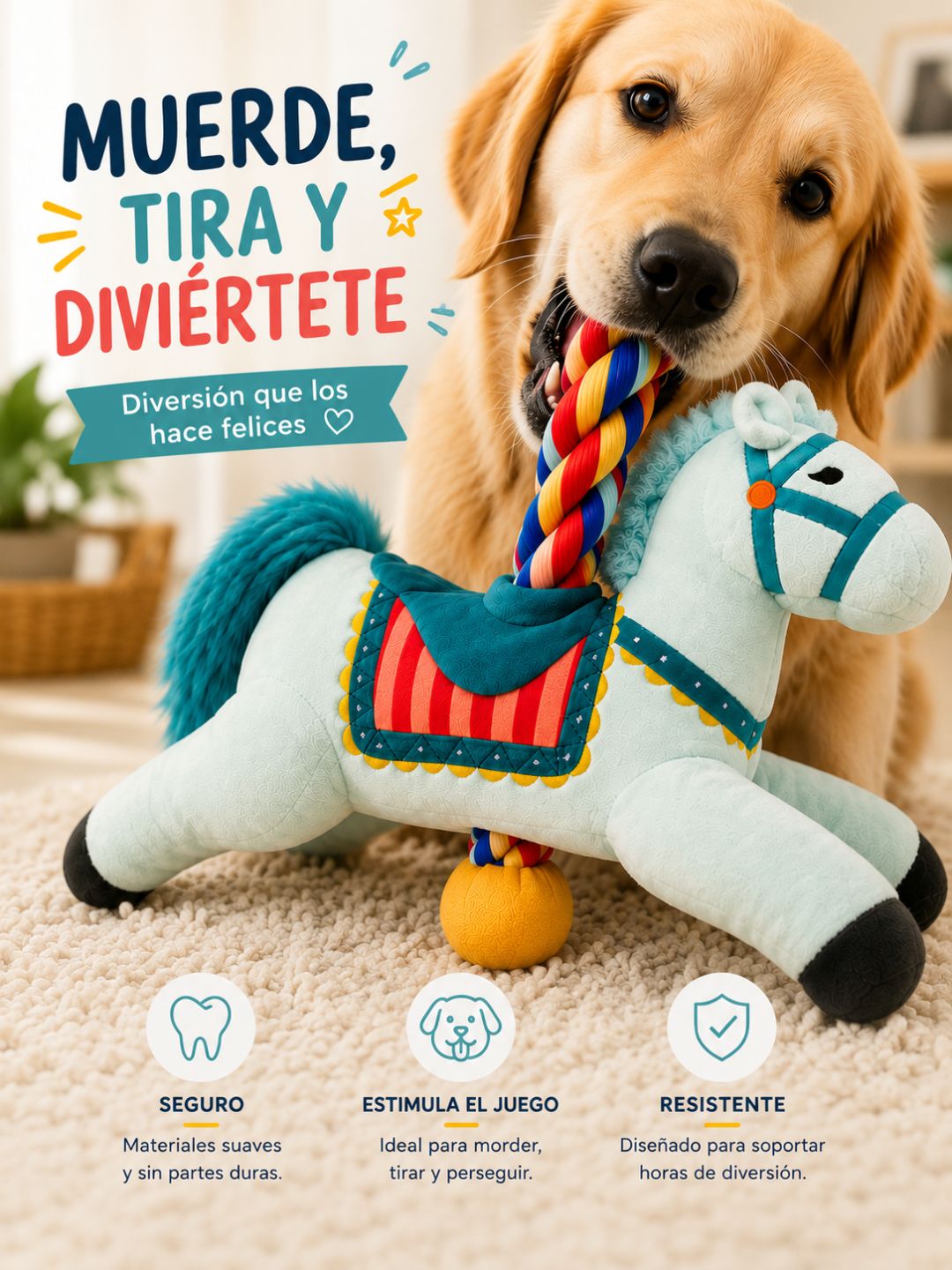 Caballito de Peluche Antiestrés