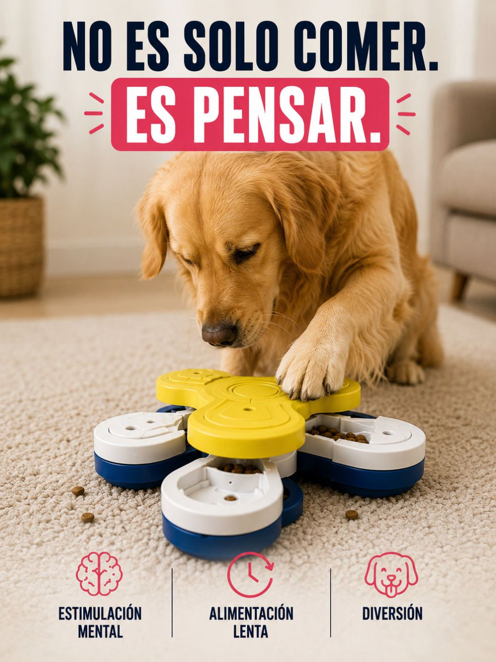 Juguete Interactivo de Inteligencia para Perros – Busca y Encuentra Premios