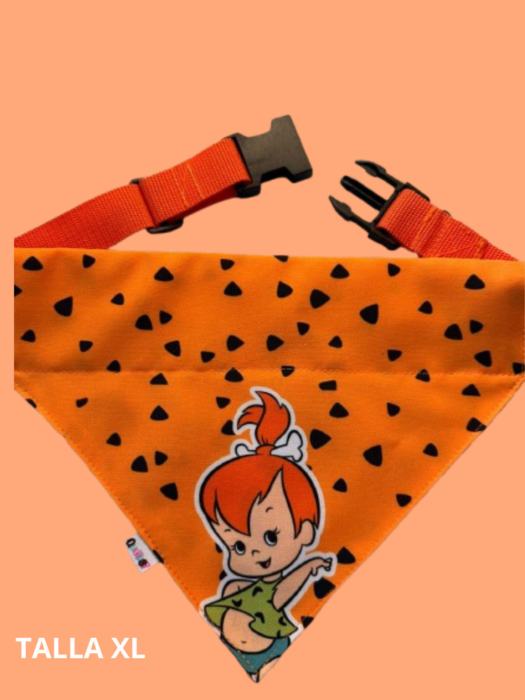 Bandana talla XL (32 a 60 cm de cuello) – Pebbles Los picapiedras