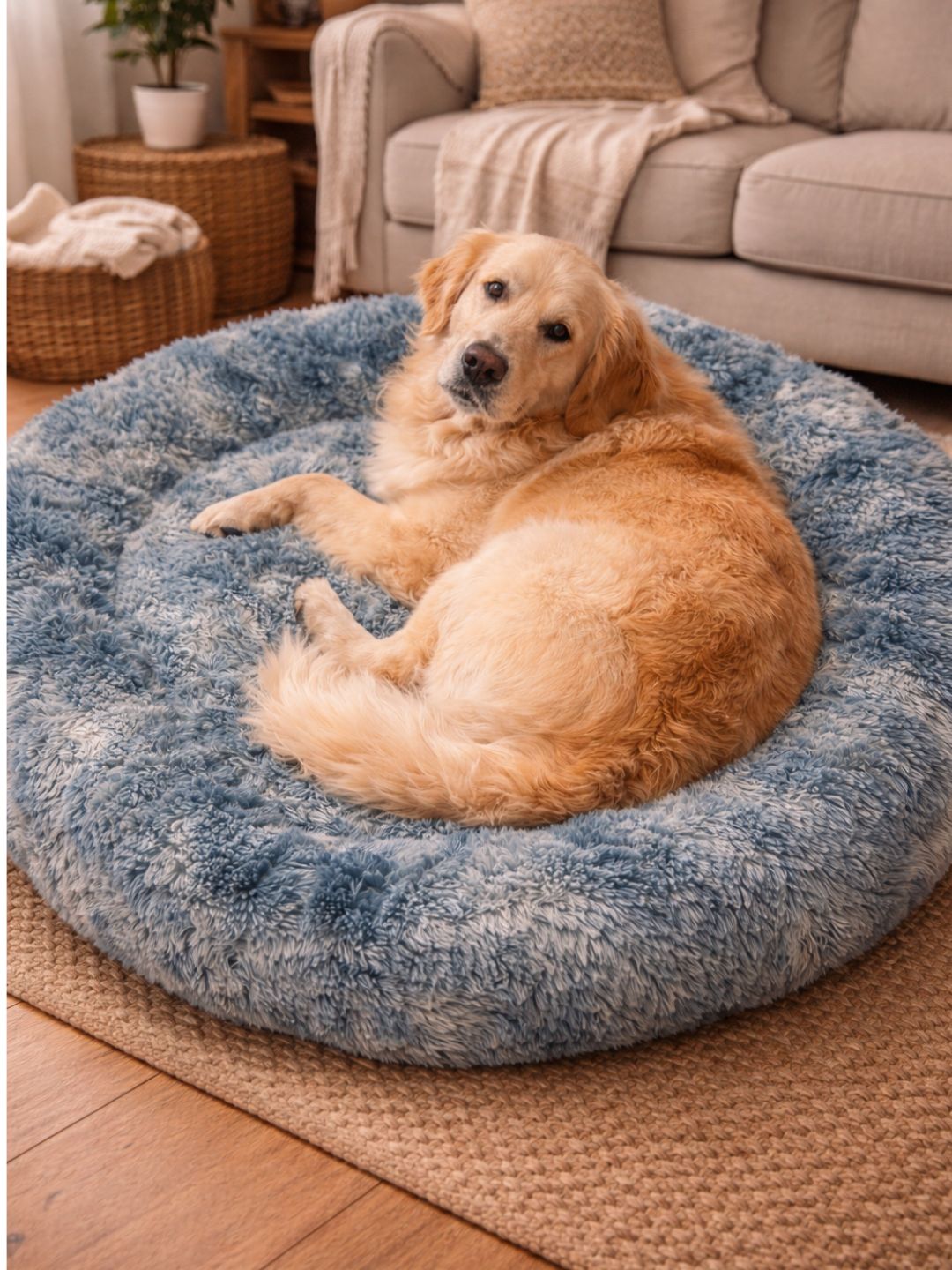 Cama Perro antiestres 100 cm de ancho