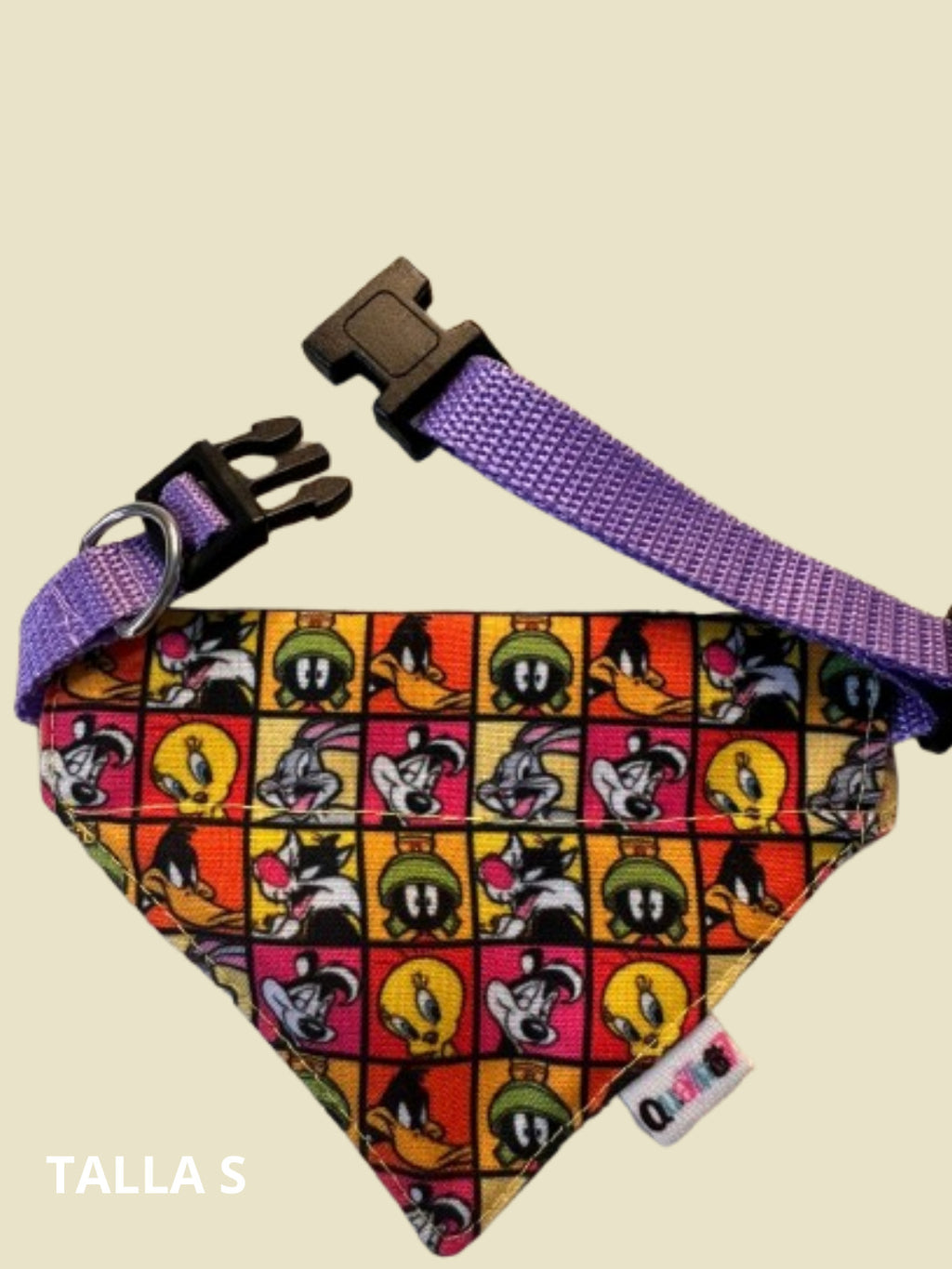Bandana talla S (20 a 32 cm de cuello) – Pato Lucas