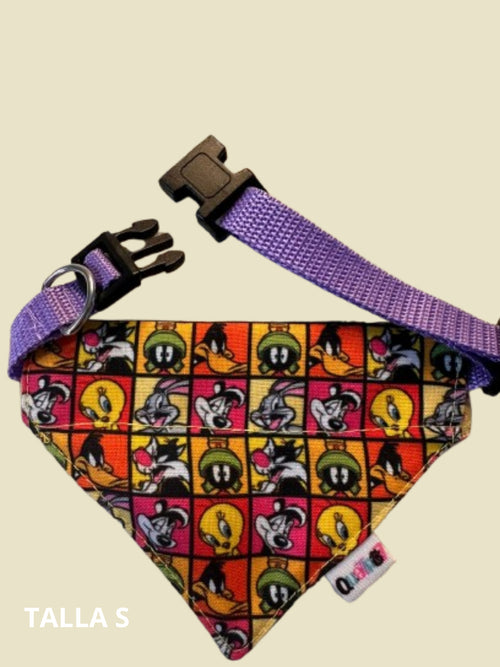 Bandana talla S (20 a 32 cm de cuello) – Pato Lucas