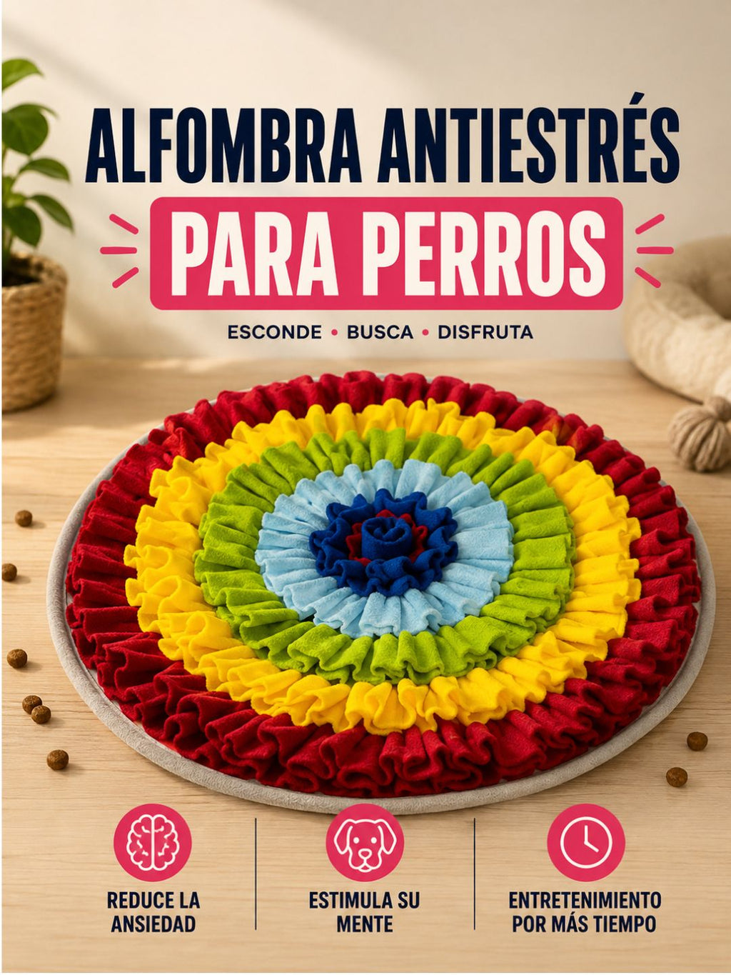 Alfombra Olfativa para Perros – Esconde, Busca y Encuentra