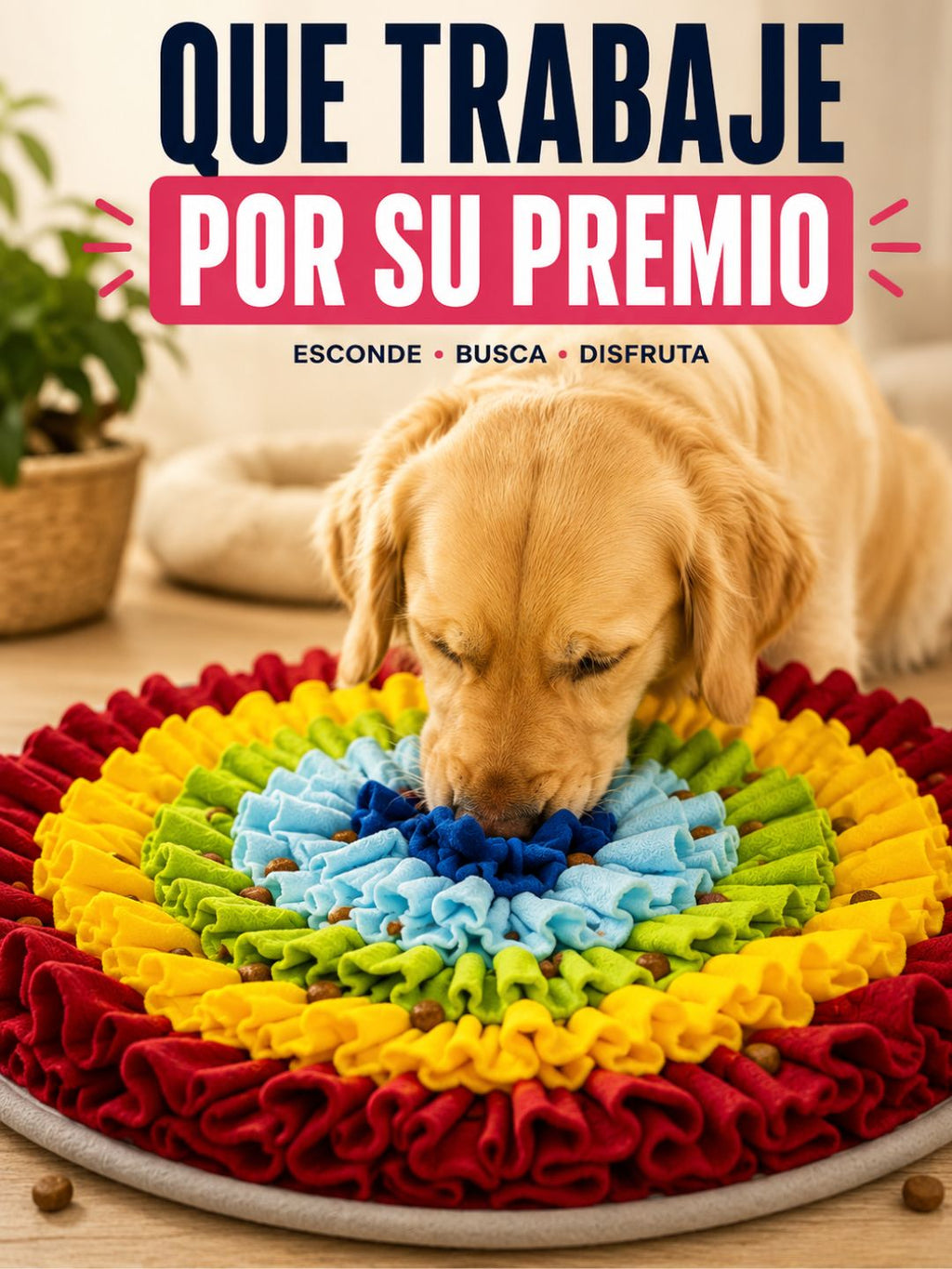 Alfombra Olfativa para Perros – Esconde, Busca y Encuentra