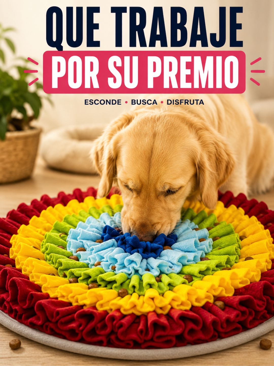Alfombra Olfativa para Perros – Esconde, Busca y Encuentra
