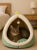 Cama Iglú Pajarito Refugio divertido y acogedor para tu gato